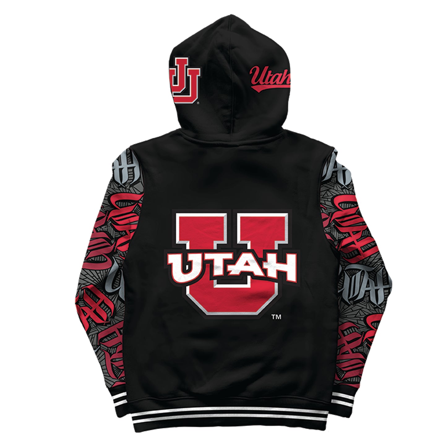 University of Utah WildStyle Black Pullover Hoodie