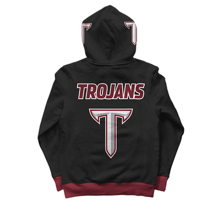 Troy University Rally Black Pullover Hoodie