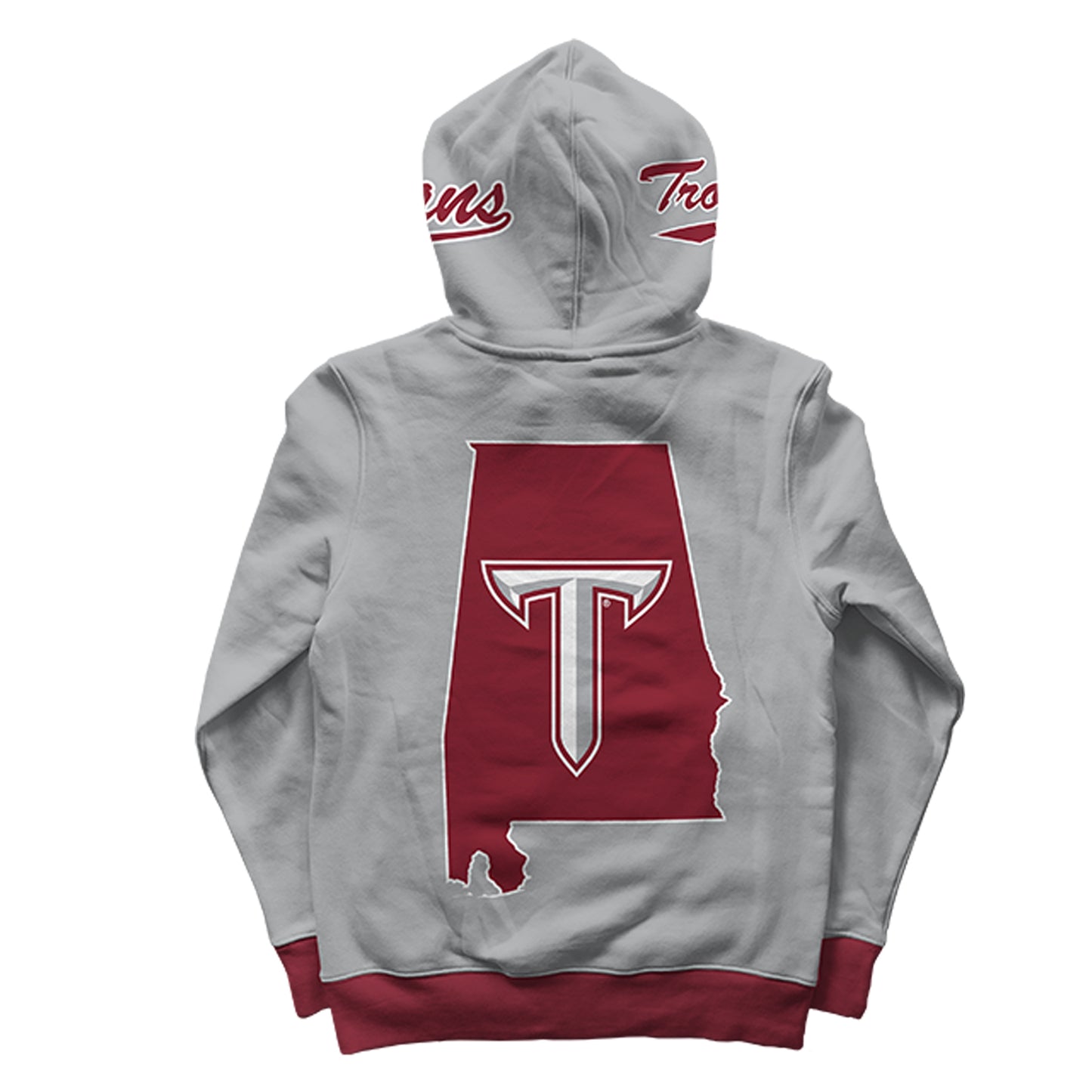 Troy University Tailgate Grey Hoodie