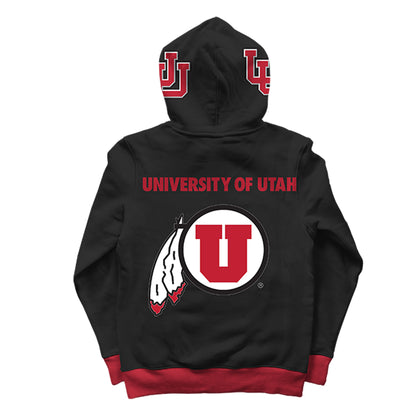 University of Utah Rally Black Pullover Hoodie