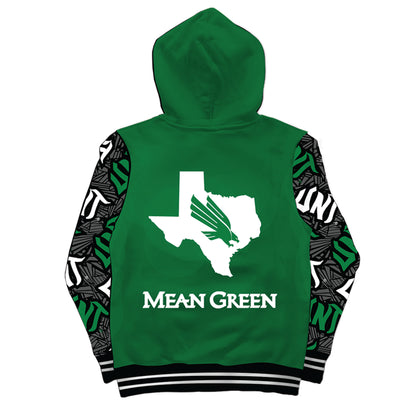 University of North Texas Wildstyle Green Pullover Hoodie