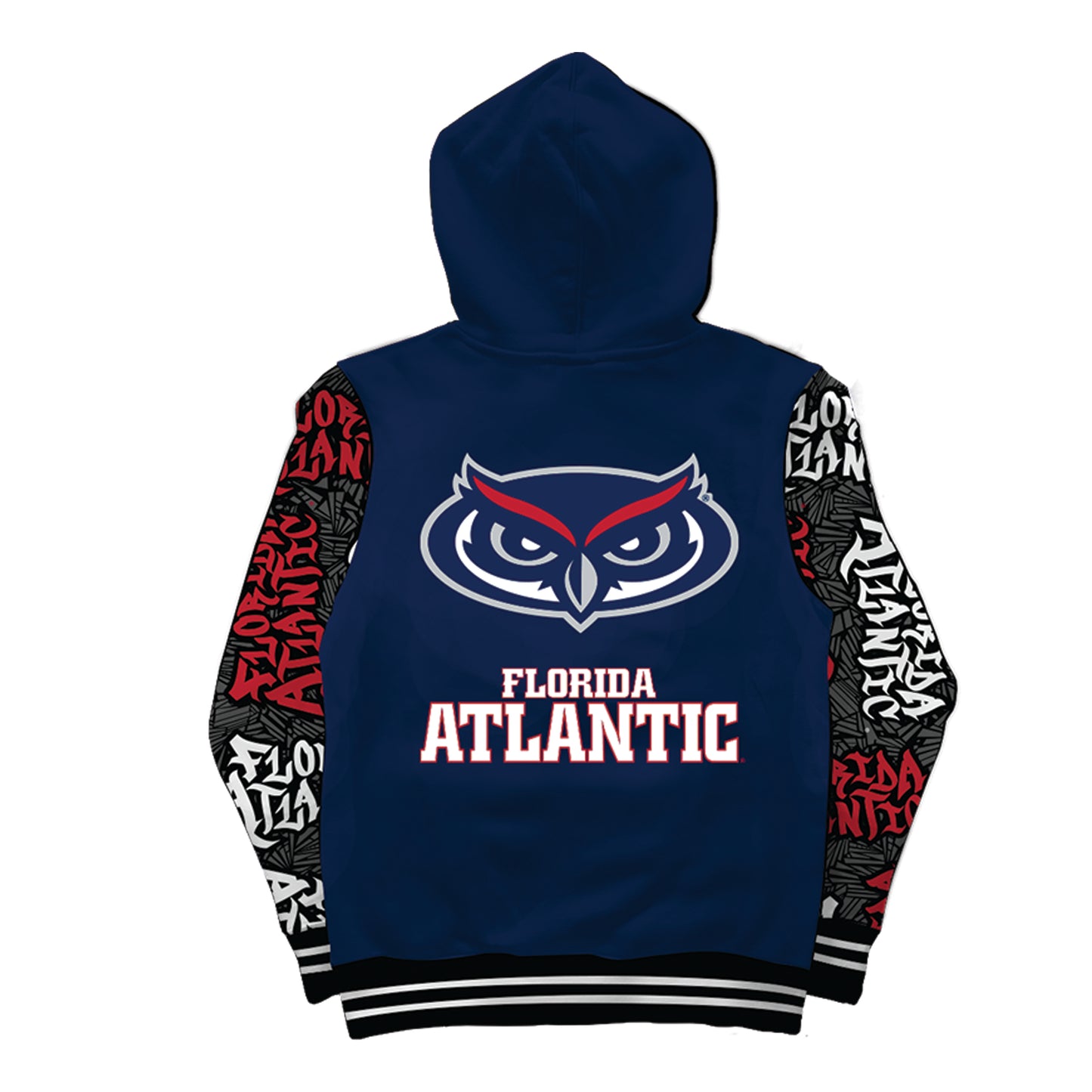 Florida Atlantic University Wildstyle Blue Pullover Hoodie