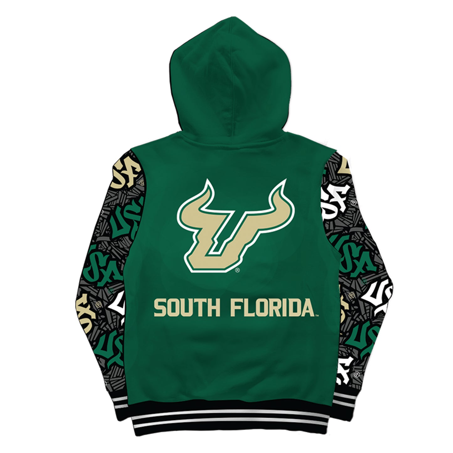 USF Wildstyle Green Pullover Hoodie