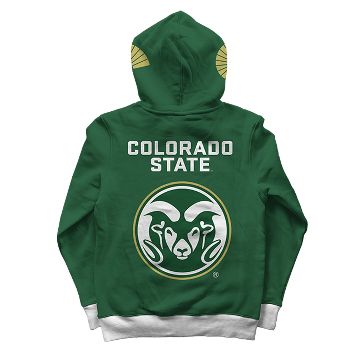 Colorado State University Rally Green Pullover Hoodie