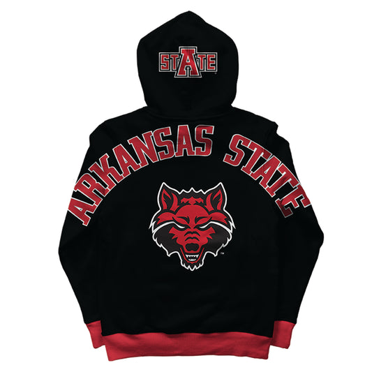 Arkansas State University Crest Pullover Hoodie