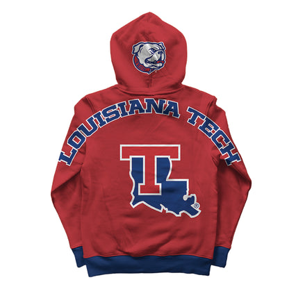 Louisiana Tech University Crest Pullover Hoodie