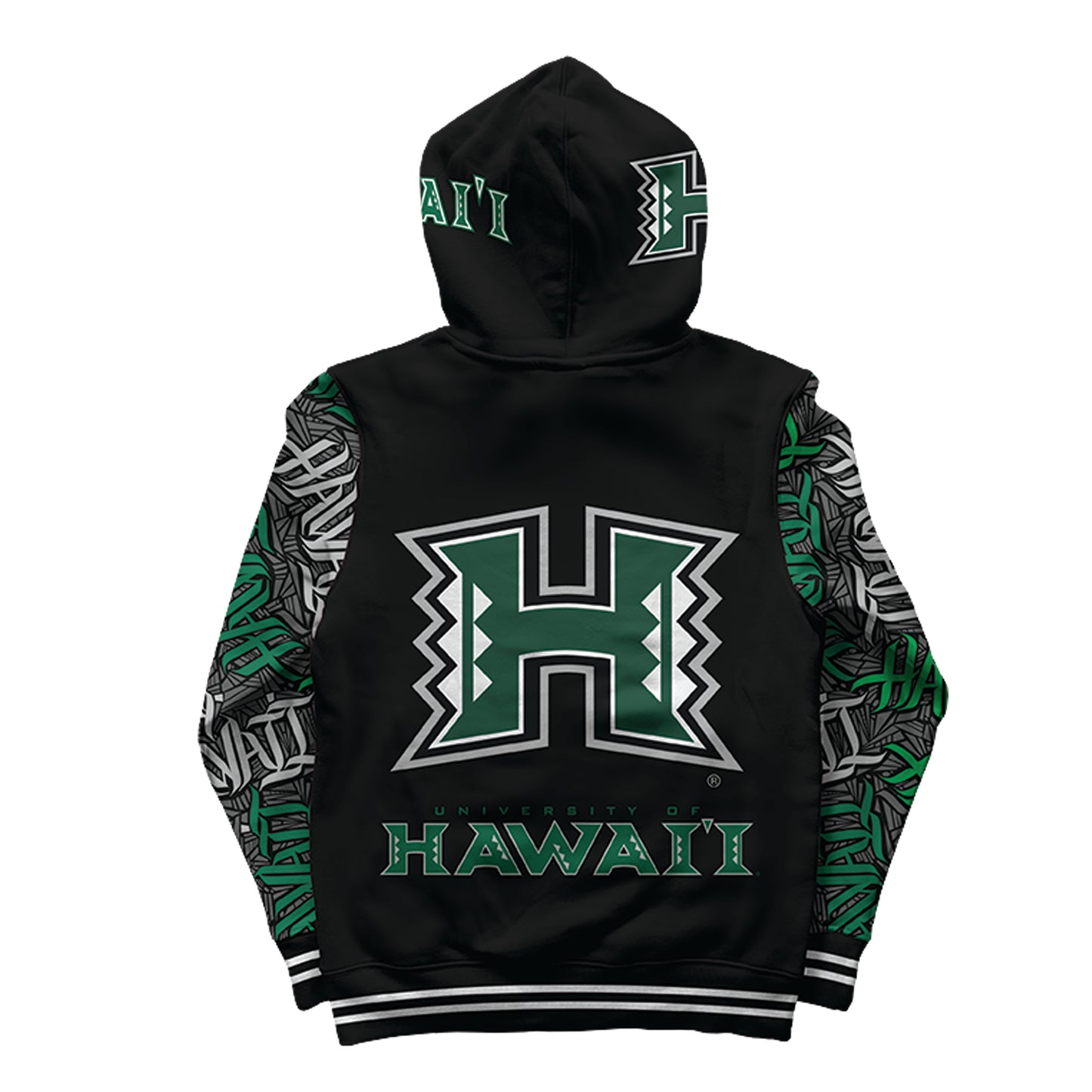 University of Hawaii Wildstyle Black Pullover Hoodie