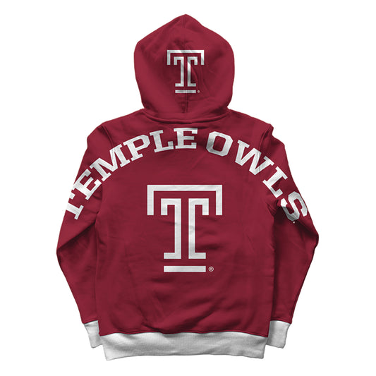 Temple University Crest Pullover Hoodie