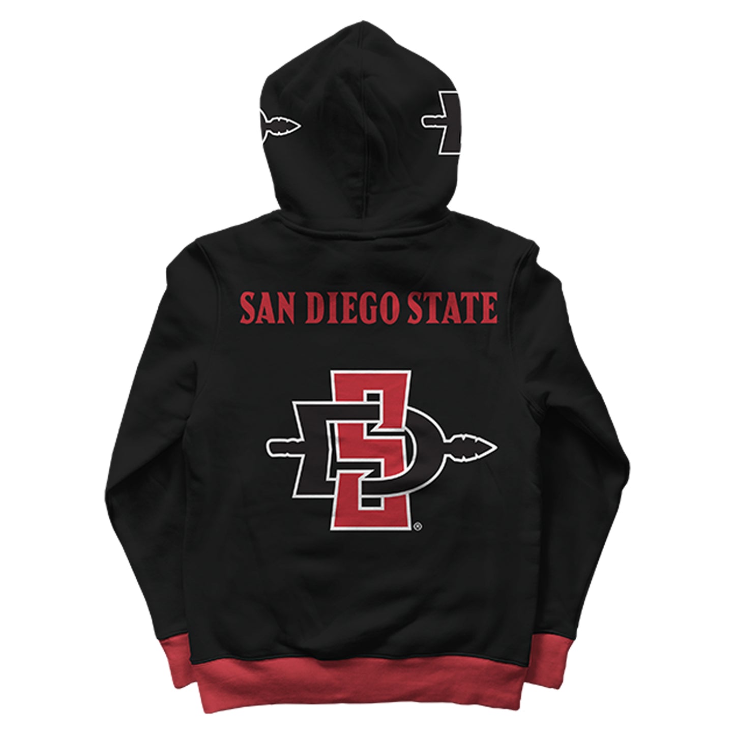 San Diego State University Rally Black Pullover Hoodie