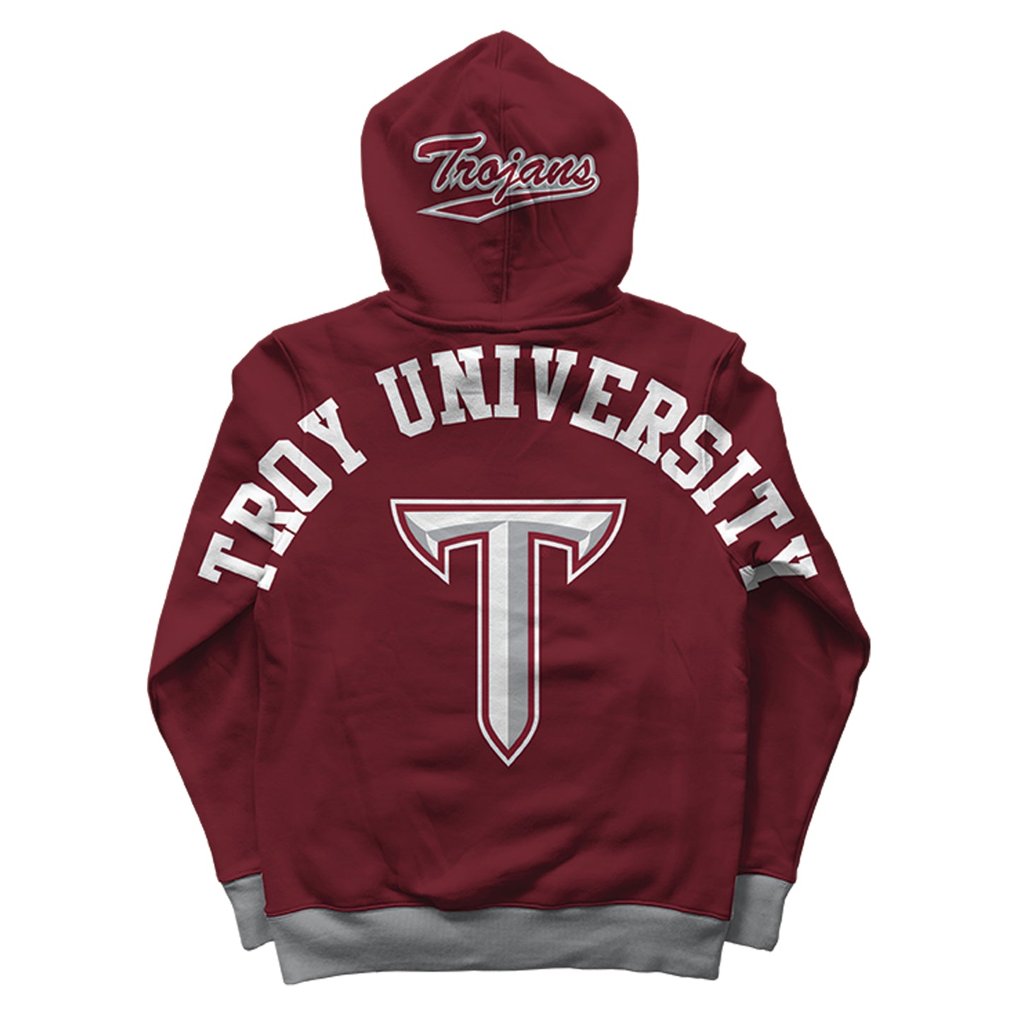 Troy University Crest Pullover Hoodie