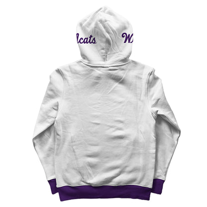 Kansas State University Classic White Pullover Hoodie