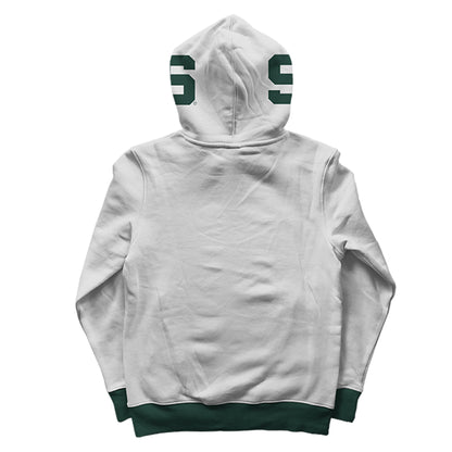 Michigan State University Classic White Pullover Hoodie