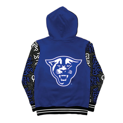 Georgia State University Wildstyle Blue Pullover Hoodie