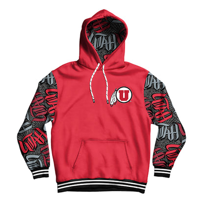 University of Utah WildStyle Red Pullover Hoodie