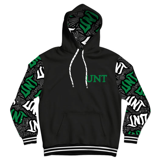 University of North Texas Wildstyle Black Pullover Hoodie