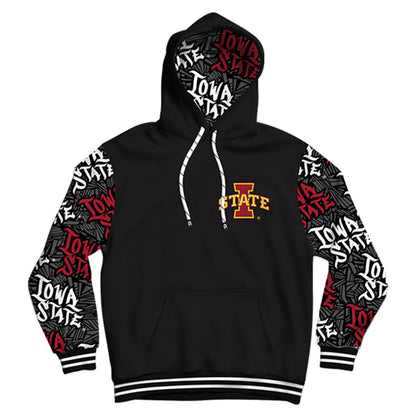 Iowa State University Wildstyle Black Pullover Hoodie