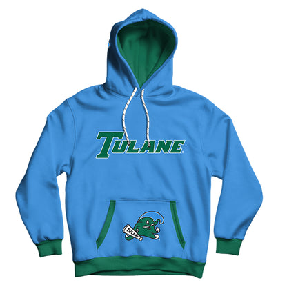 Tulane University Rally Blue Pullover Hoodie