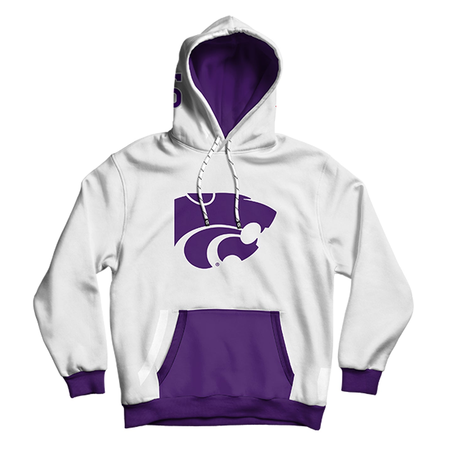 Kansas State University Tailgate White Hoodie