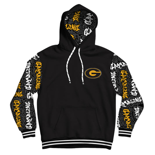 Grambling State University Wildstyle Black Pullover Hoodie