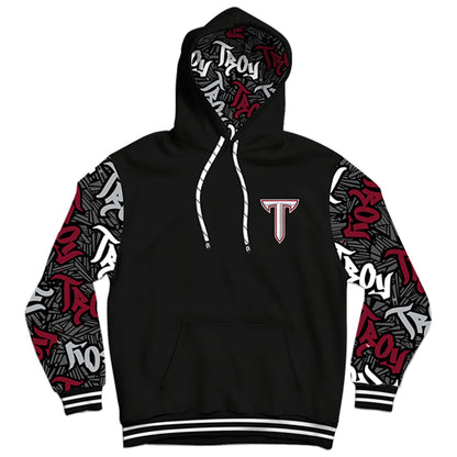 Troy University Wildstyle Black Pullover Hoodie