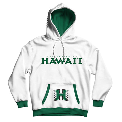 University of Hawaii Rally White Pullover Hoodie