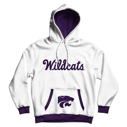 Kansas State University Rally White Pullover Hoodie