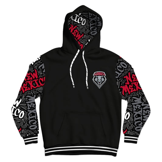 University of New Mexico Wildstyle Black Pullover Hoodie