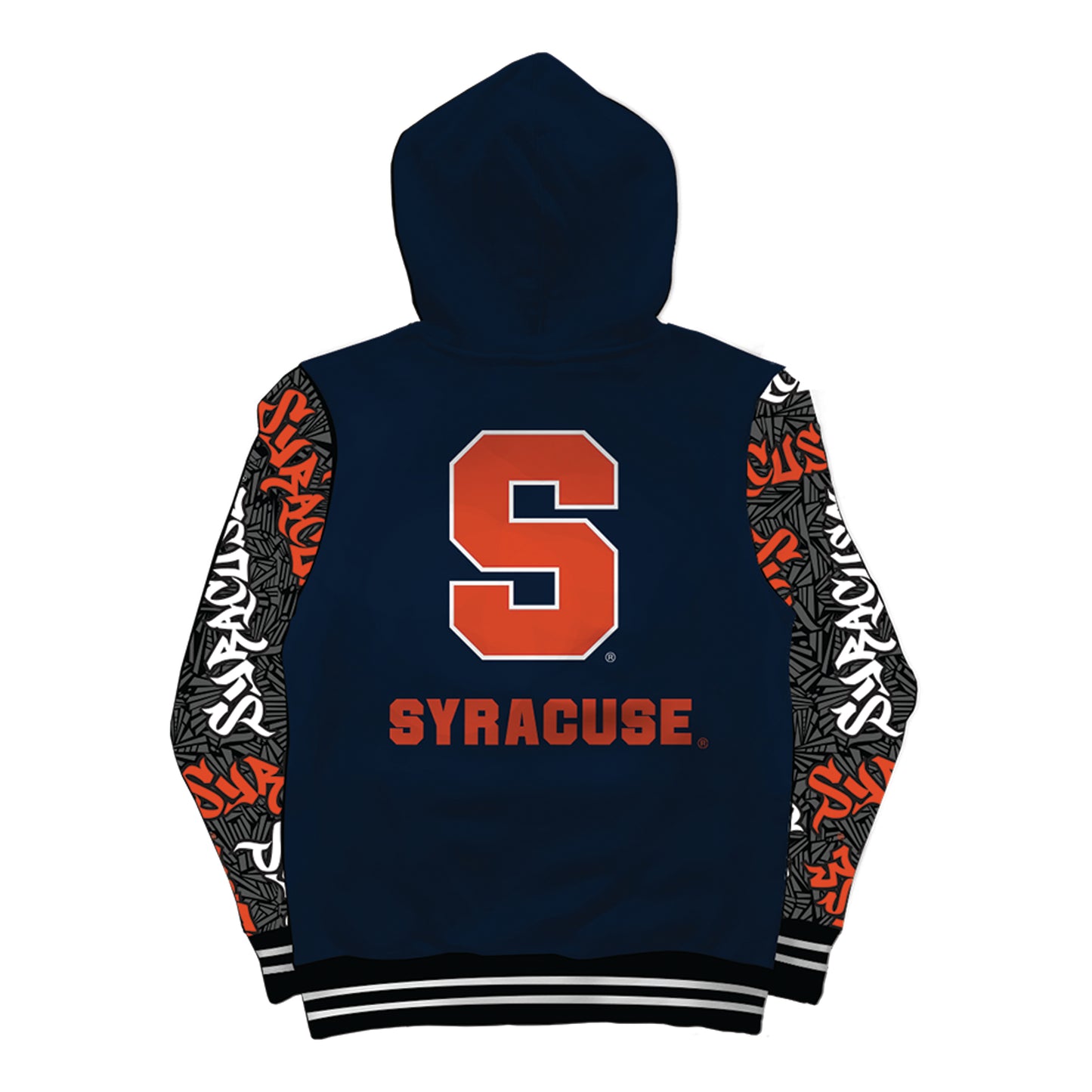 Syracuse University Wildstyle Navy Pullover Hoodie