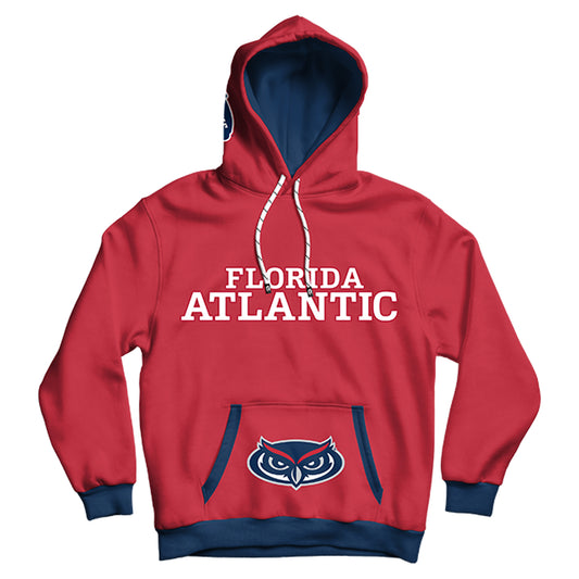 Florida Atlantic University Rally Red Pullover Hoodie