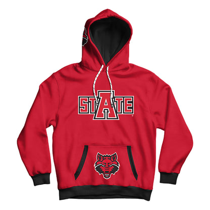 Arkansas State University Rally Red Pullover Hoodie