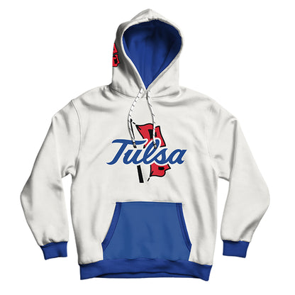 University of Tulsa Tailgate White Hoodie