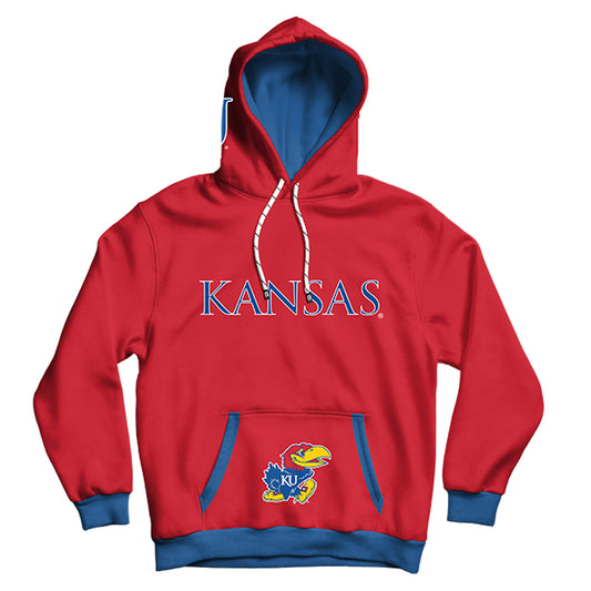 University of Kansas Rally Red Pullover Hoodie