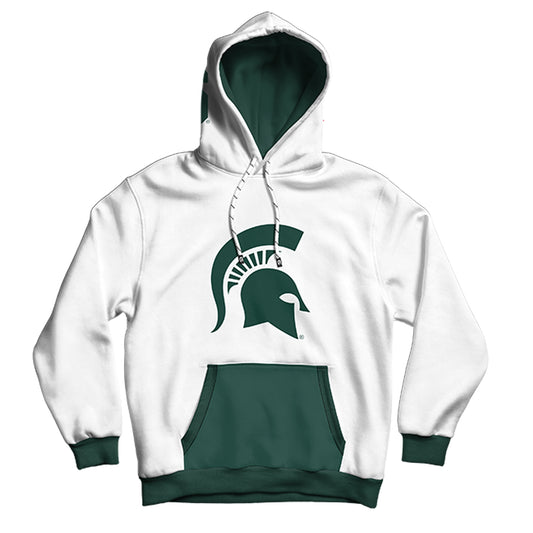 Michigan State University Tailgate White Hoodie