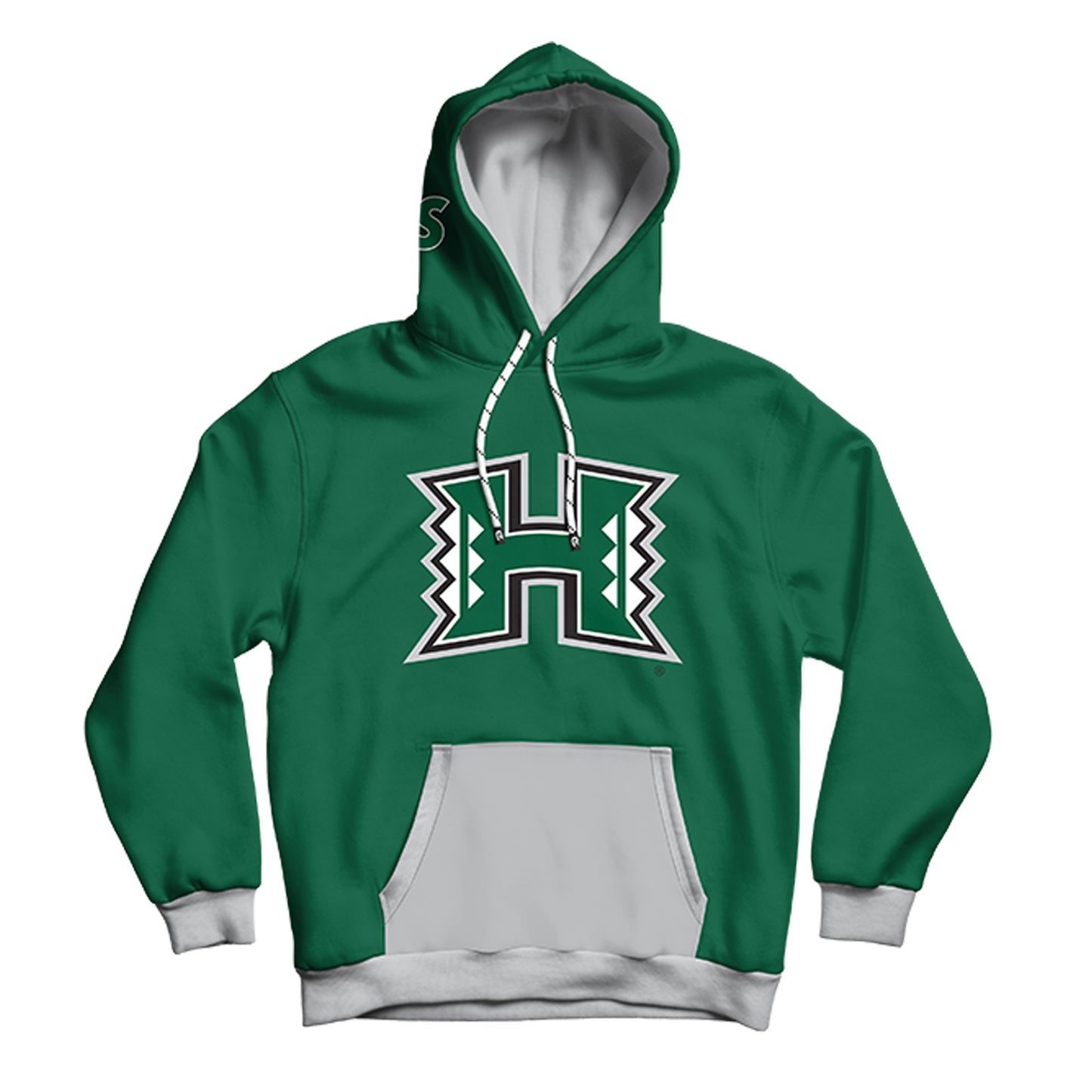 University of Hawaii Tailgate Green Hoodie