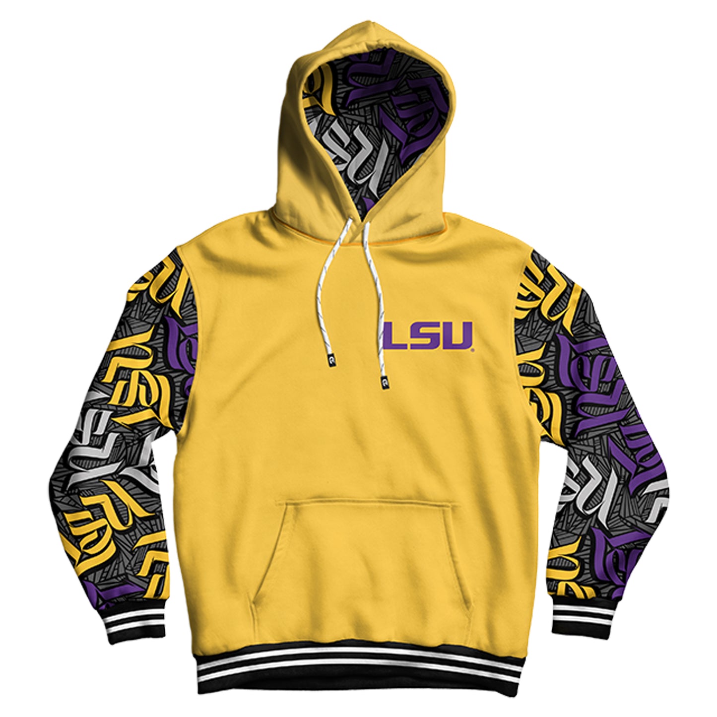 LSU Wildstyle Gold Pullover Hoodie