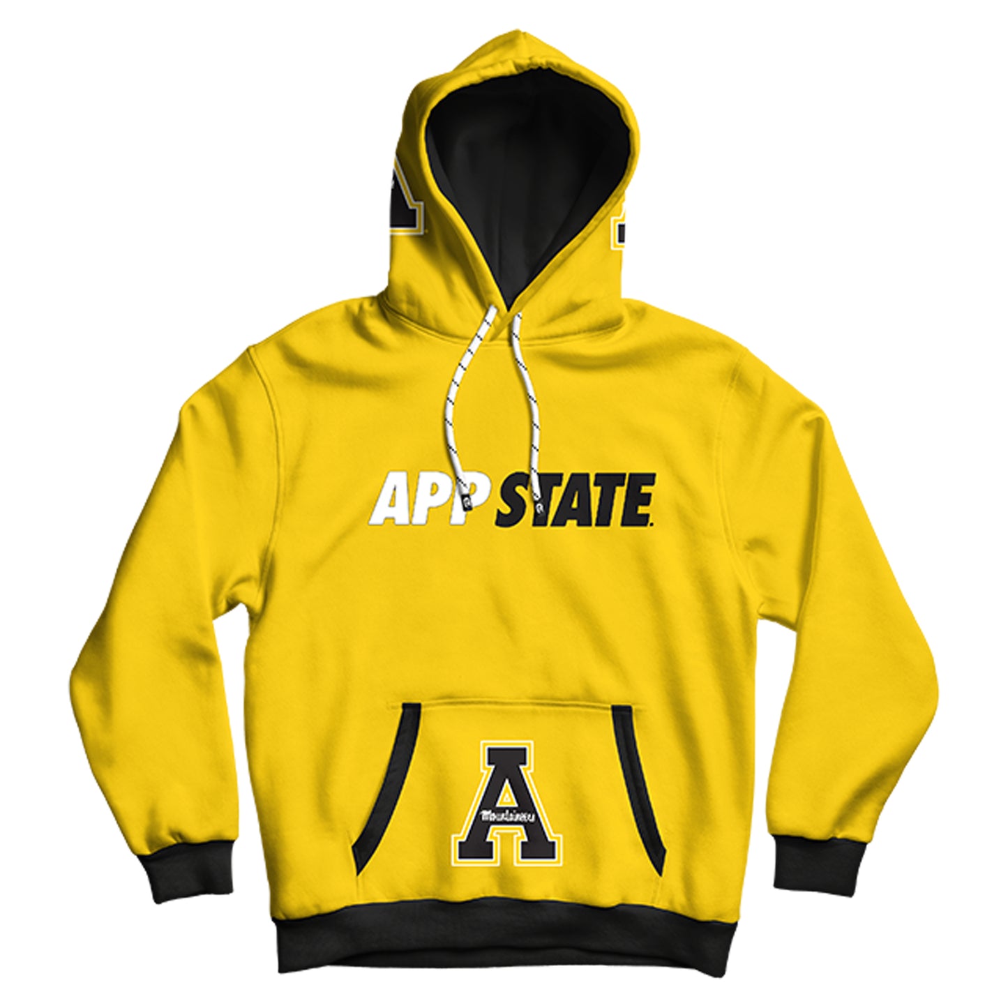 Appalachian State University Rally Yellow Pullover Hoodie