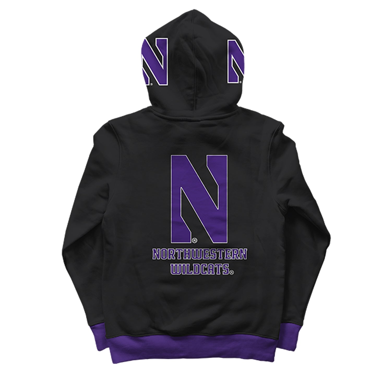 Northwestern University Tailgate Black Hoodie