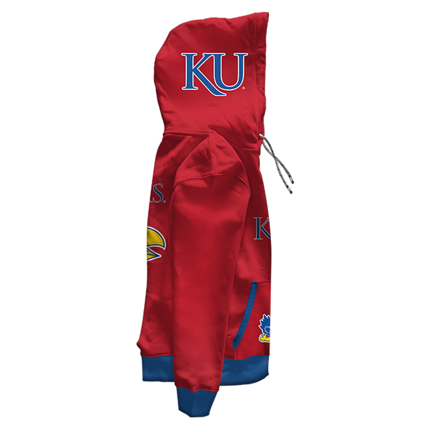 University of Kansas Rally Red Pullover Hoodie