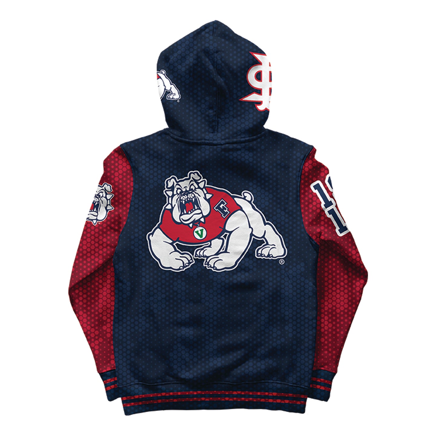 Fresno State University Varsity Pullover Hoodie