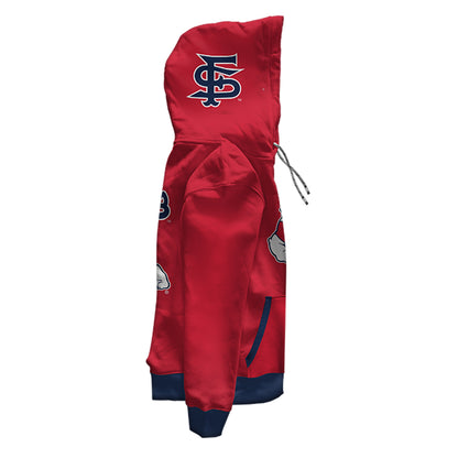 Fresno State University Tailgate Red Hoodie