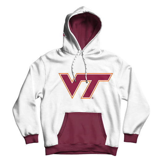 Virginia Tech University Tailgate White Hoodie