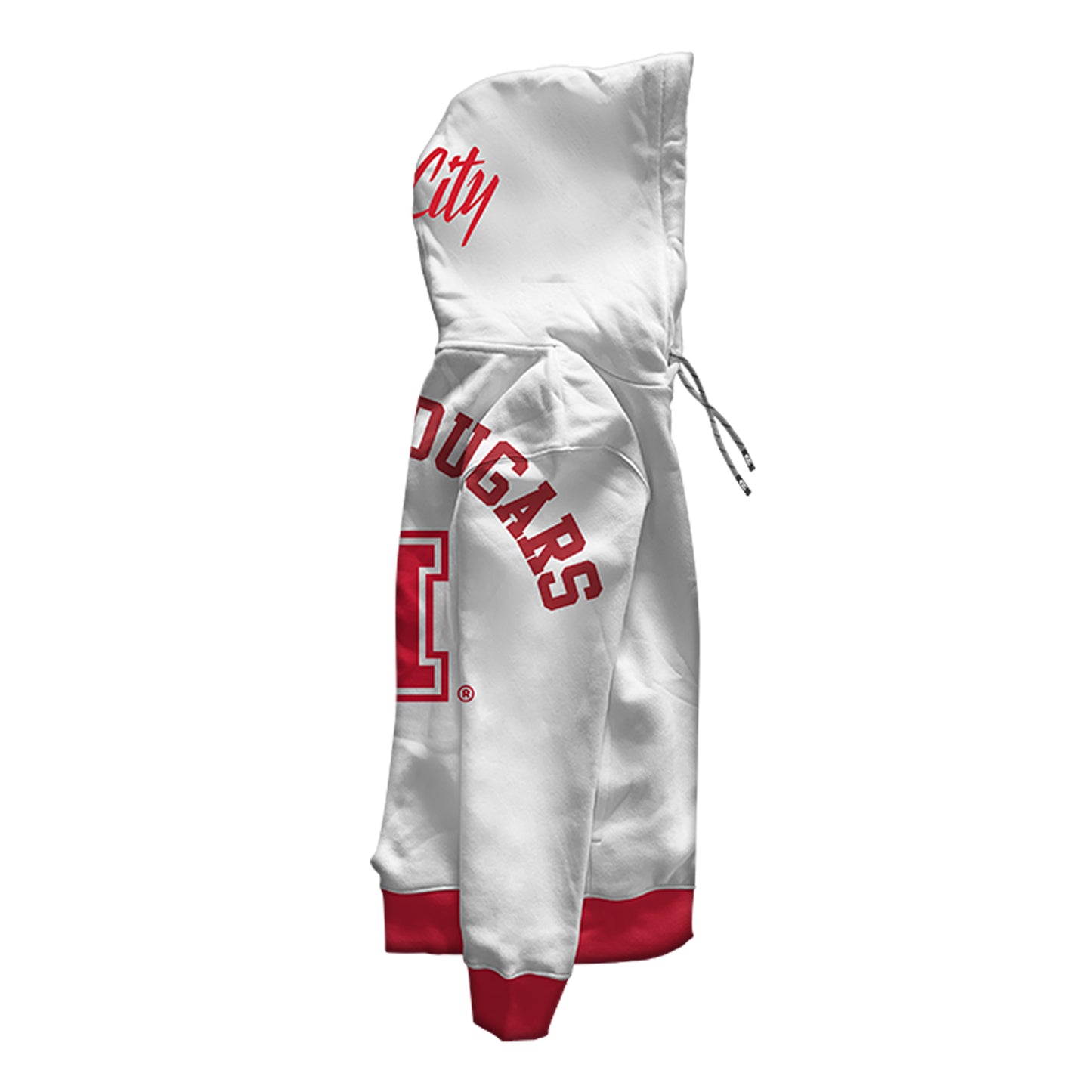 University of Houston Crest White Pullover Hoodie