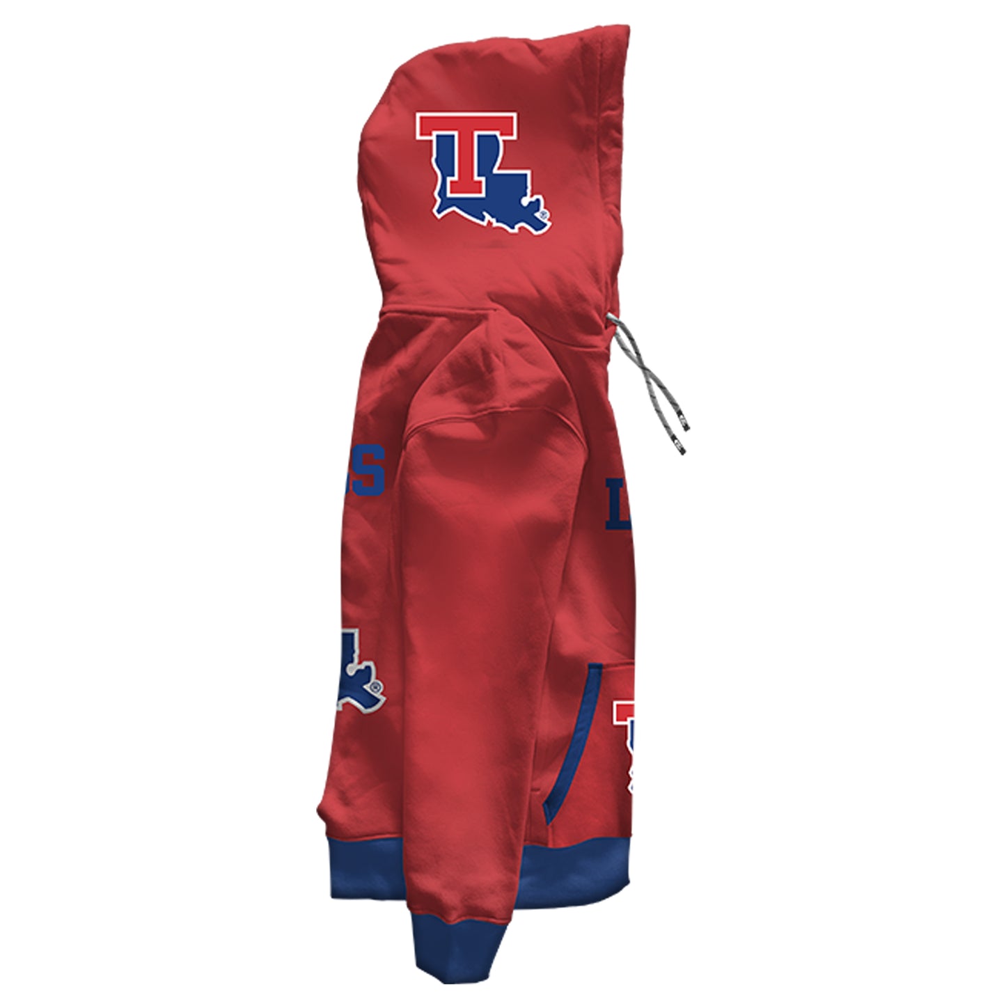 Louisiana Tech University Rally Red Pullover Hoodie