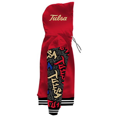 University of Tulsa Wildstyle Red Pullover Hoodie