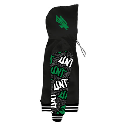 University of North Texas Wildstyle Black Pullover Hoodie