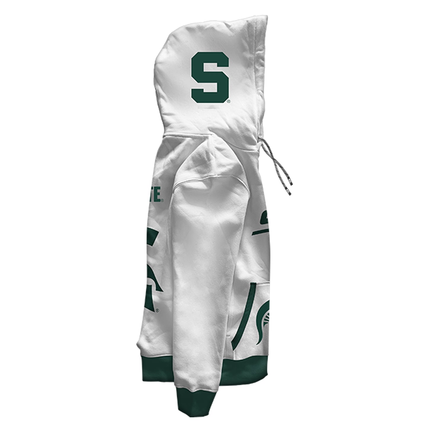 Michigan State University Rally White Pullover Hoodie