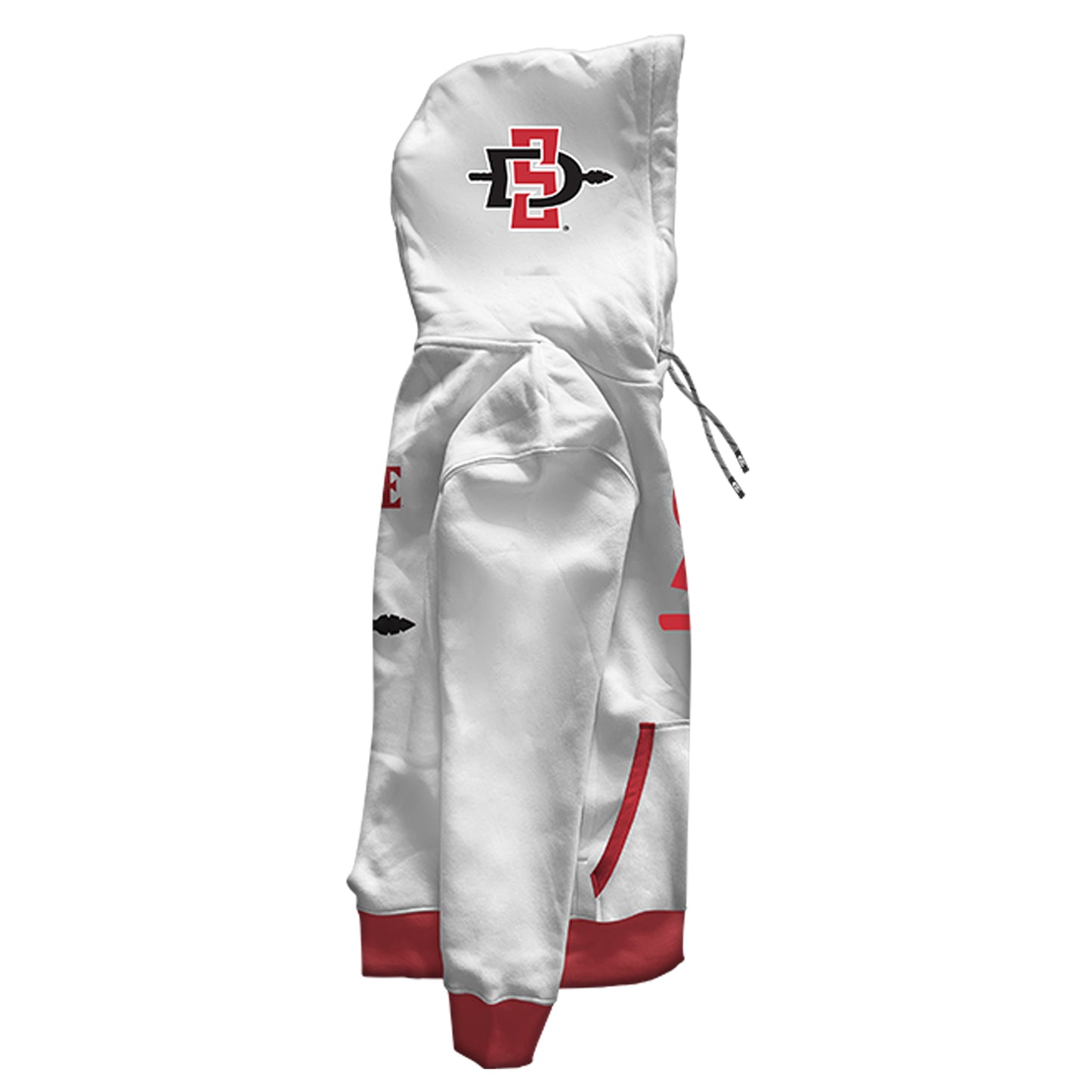 San Diego State University Rally White Pullover Hoodie