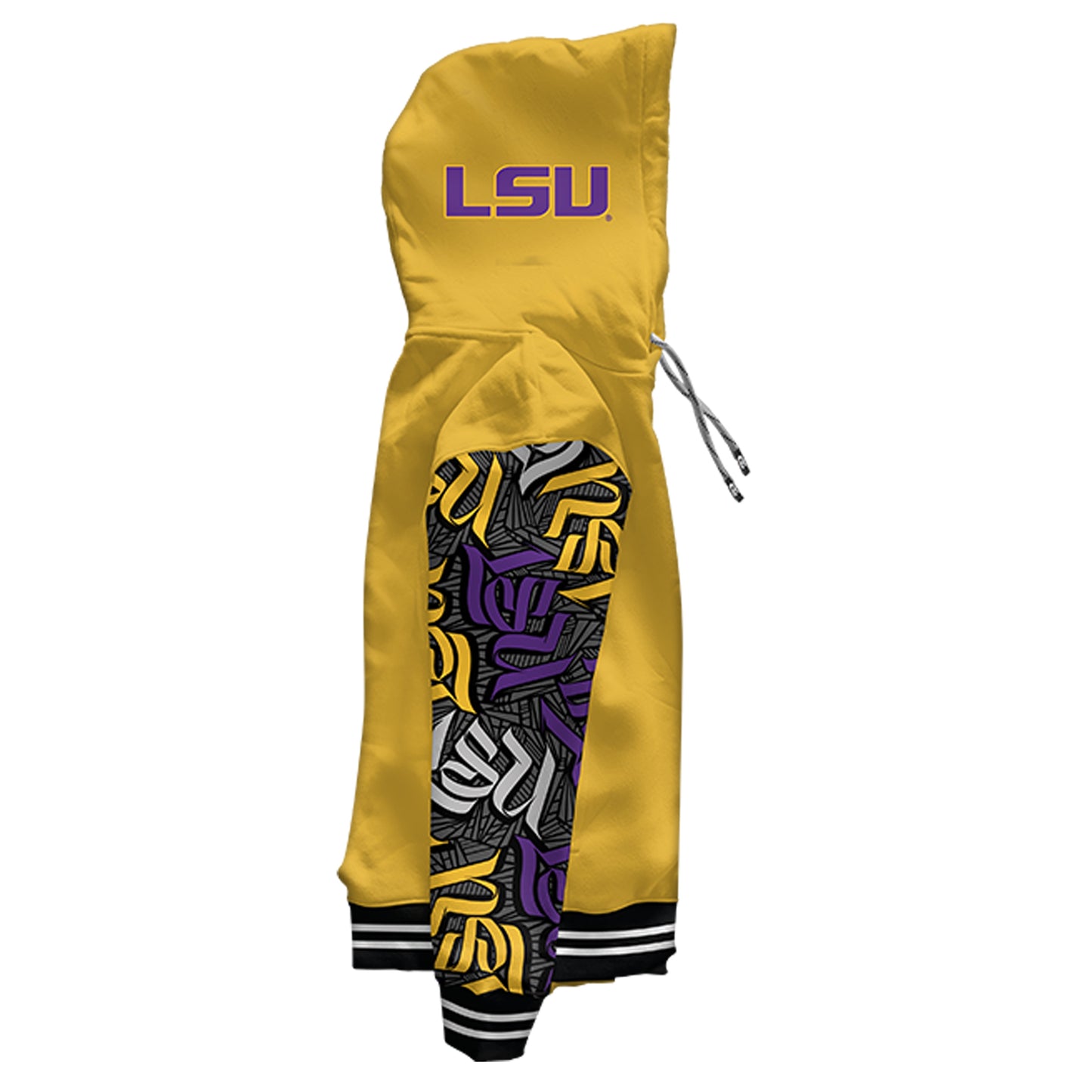 LSU Wildstyle Gold Pullover Hoodie