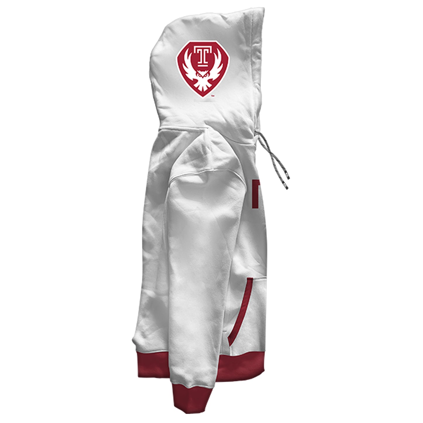 Temple University Classic White Pullover Hoodie