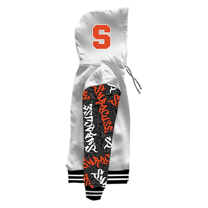 Syracuse University Wildstyle White Pullover Hoodie